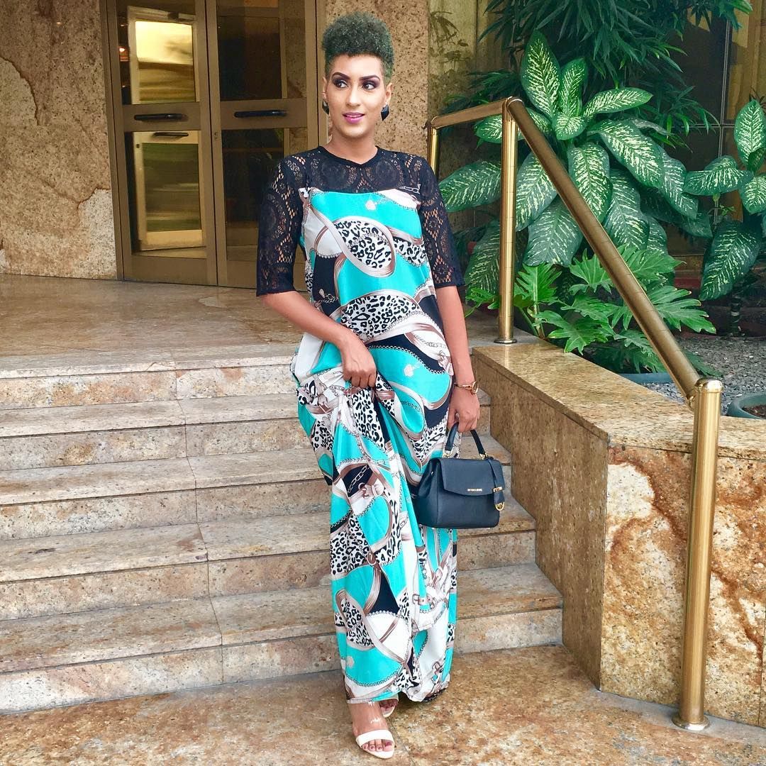 African Celebrity Styles: Juliet Ibrahim In Ankara