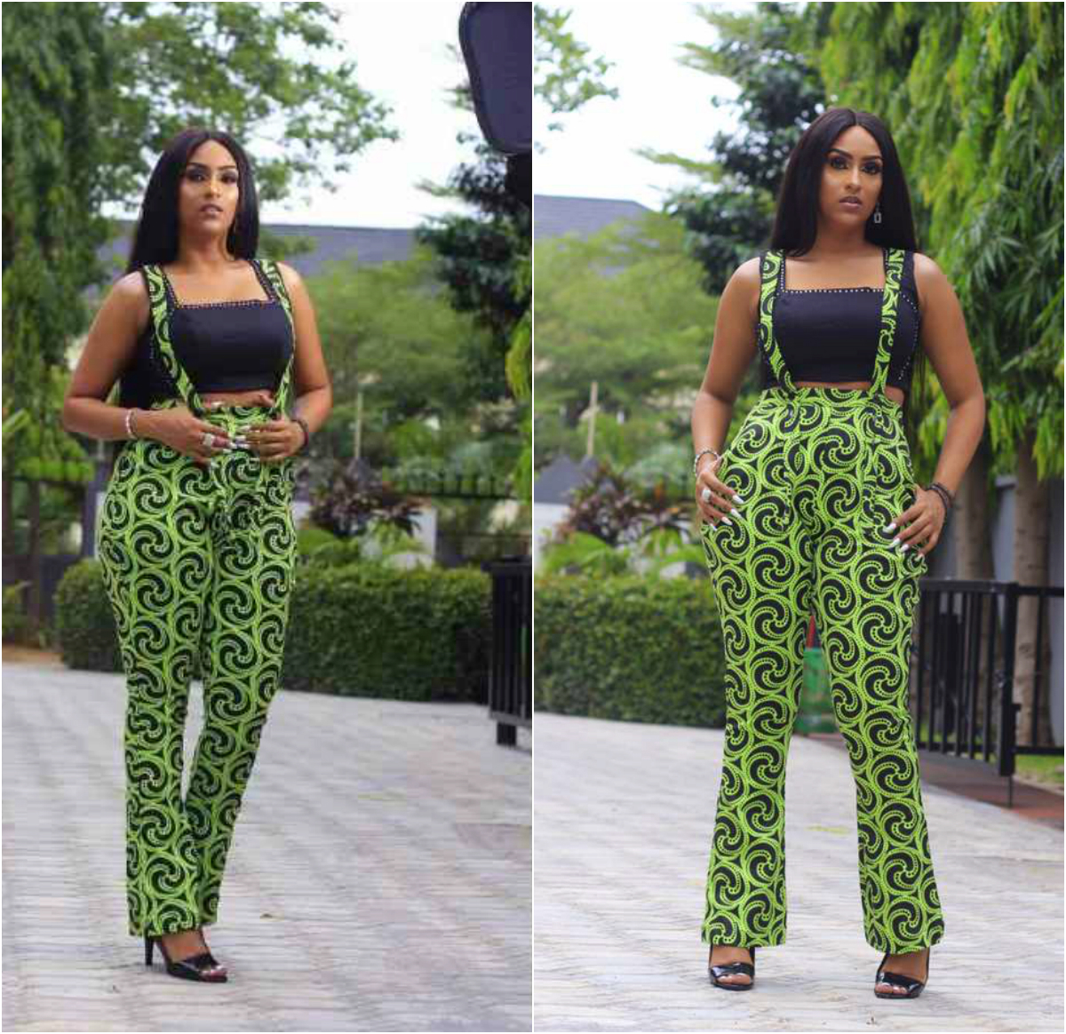 African Celebrity Styles: Juliet Ibrahim In Ankara