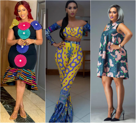 African Celebrity Styles: Juliet Ibrahim In Ankara