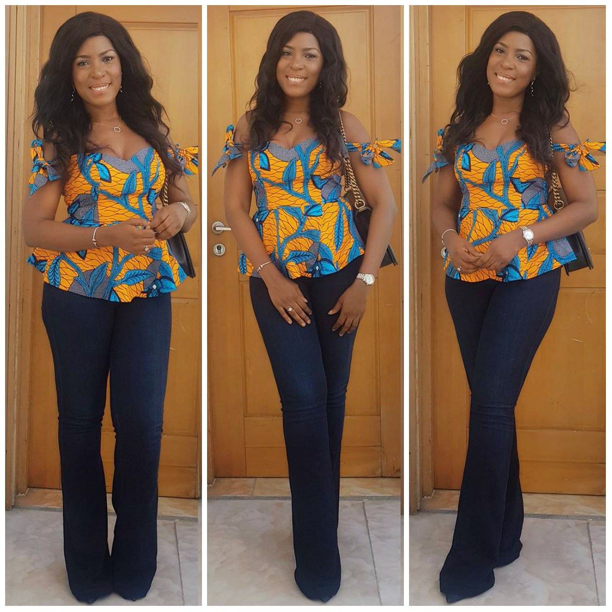 Rock Ankara Tops With Denim And Plain Pants