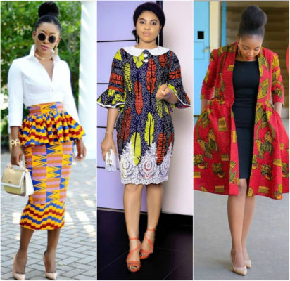 Graceful Ankara Print Styles For Working Ladies