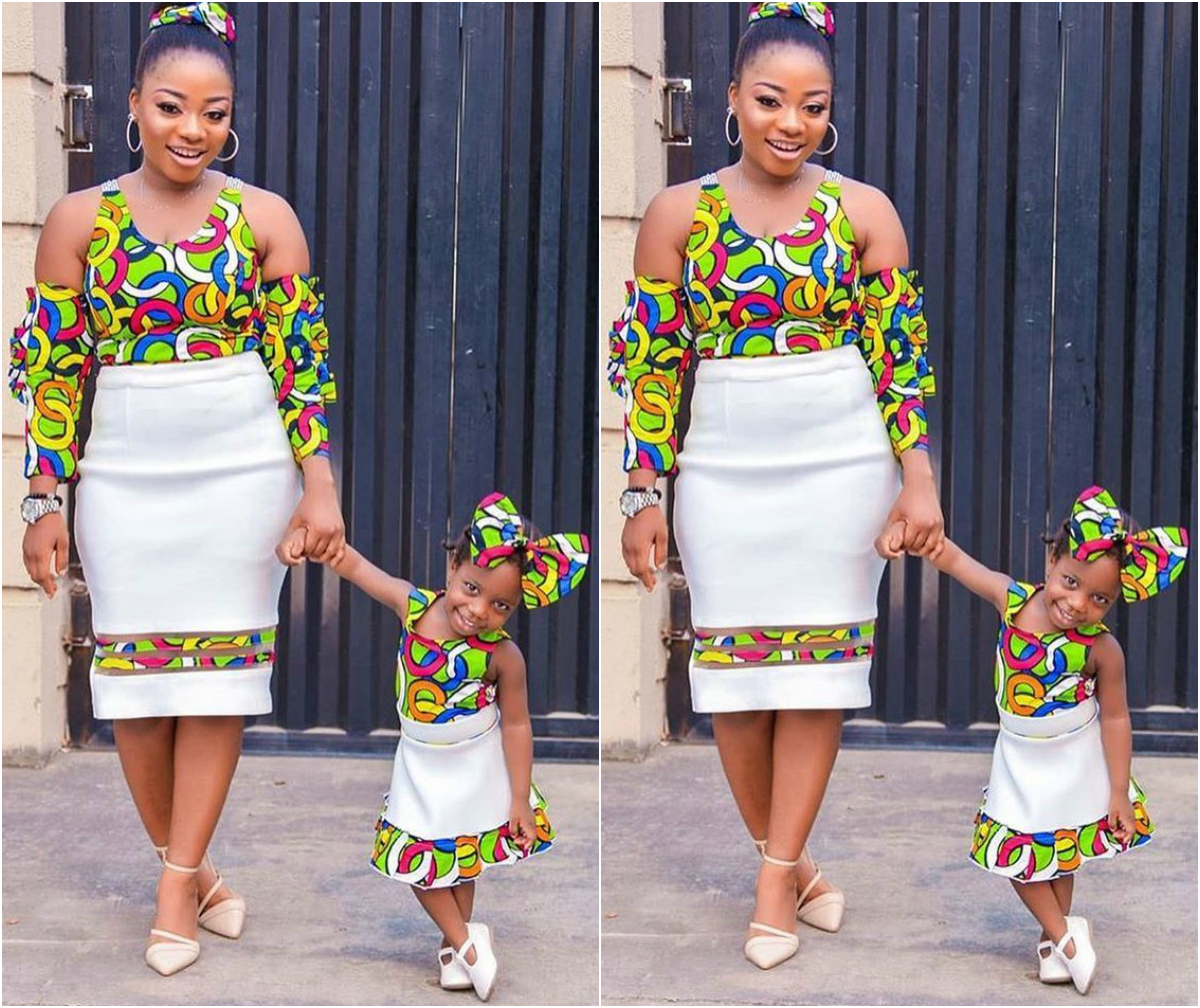 Mummy and Daughter Cutest Ankara African Print Styles