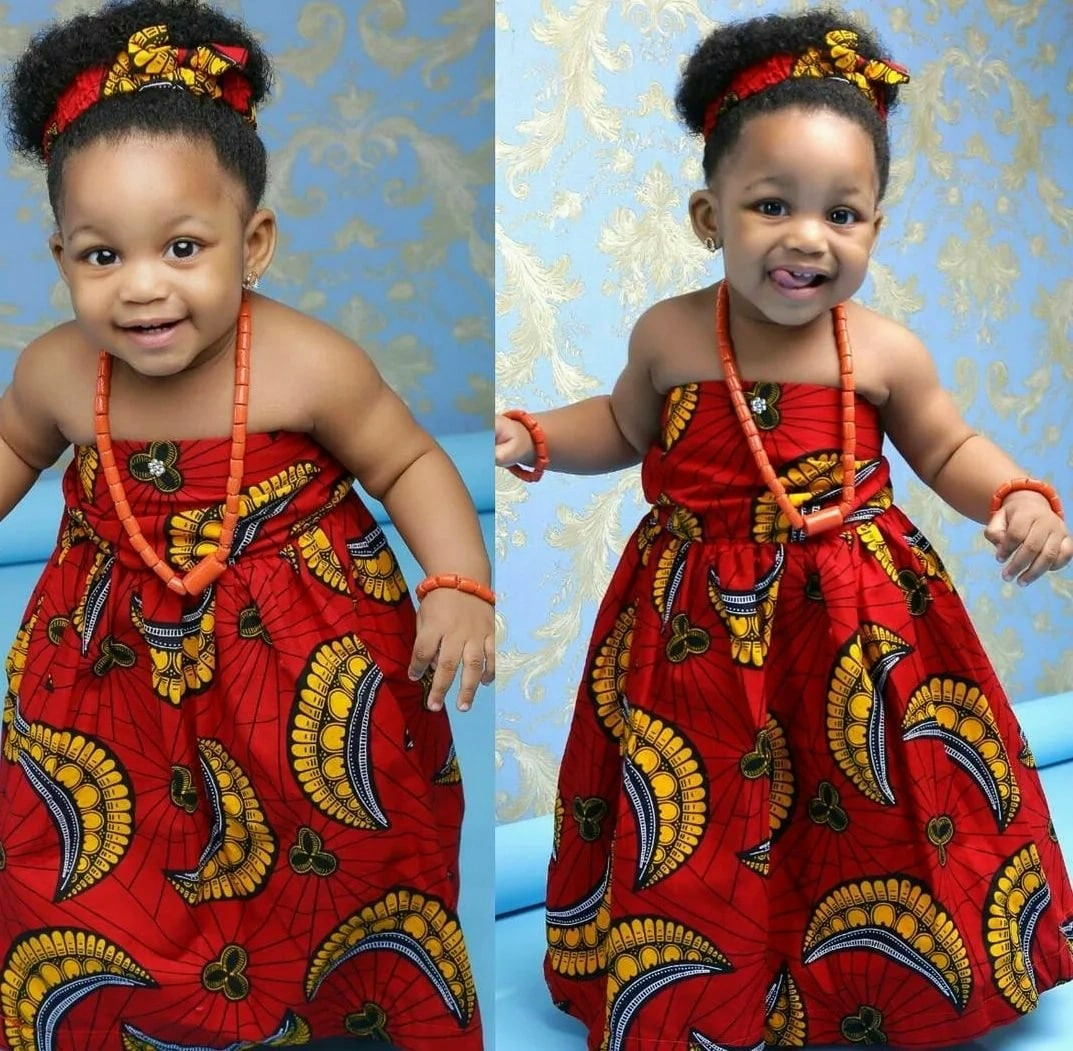 Uber Cute Ankara Styles For Little Girls