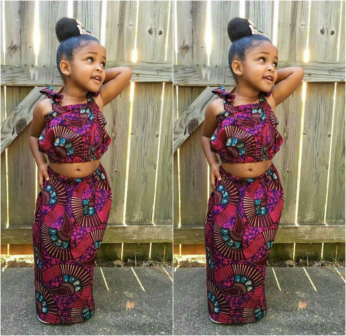 Uber Cute Ankara Styles For Little Girls