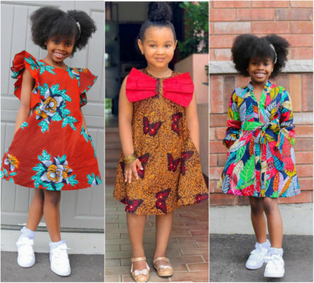 Uber Cute Ankara Styles For Little Girls