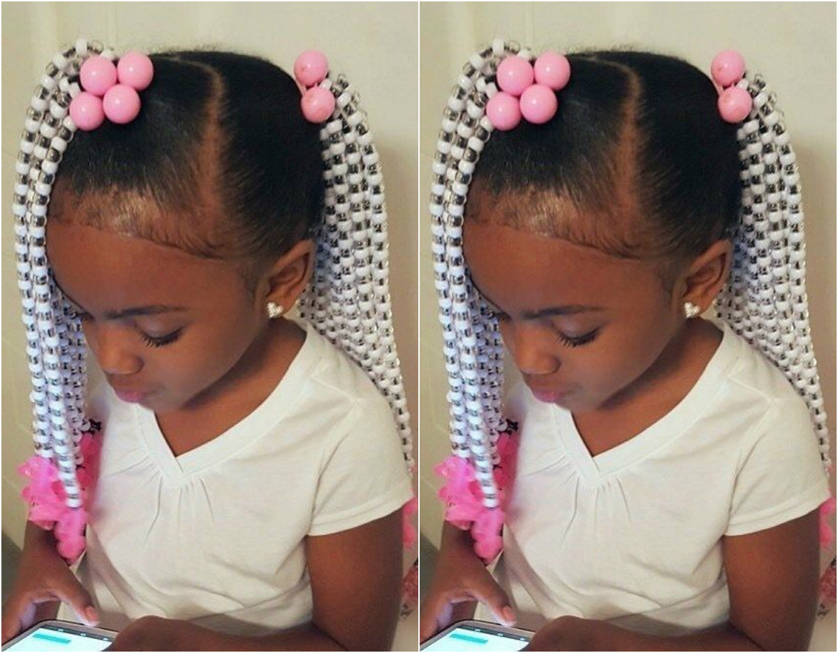 15 Adorable Braided Buns For Little Girls