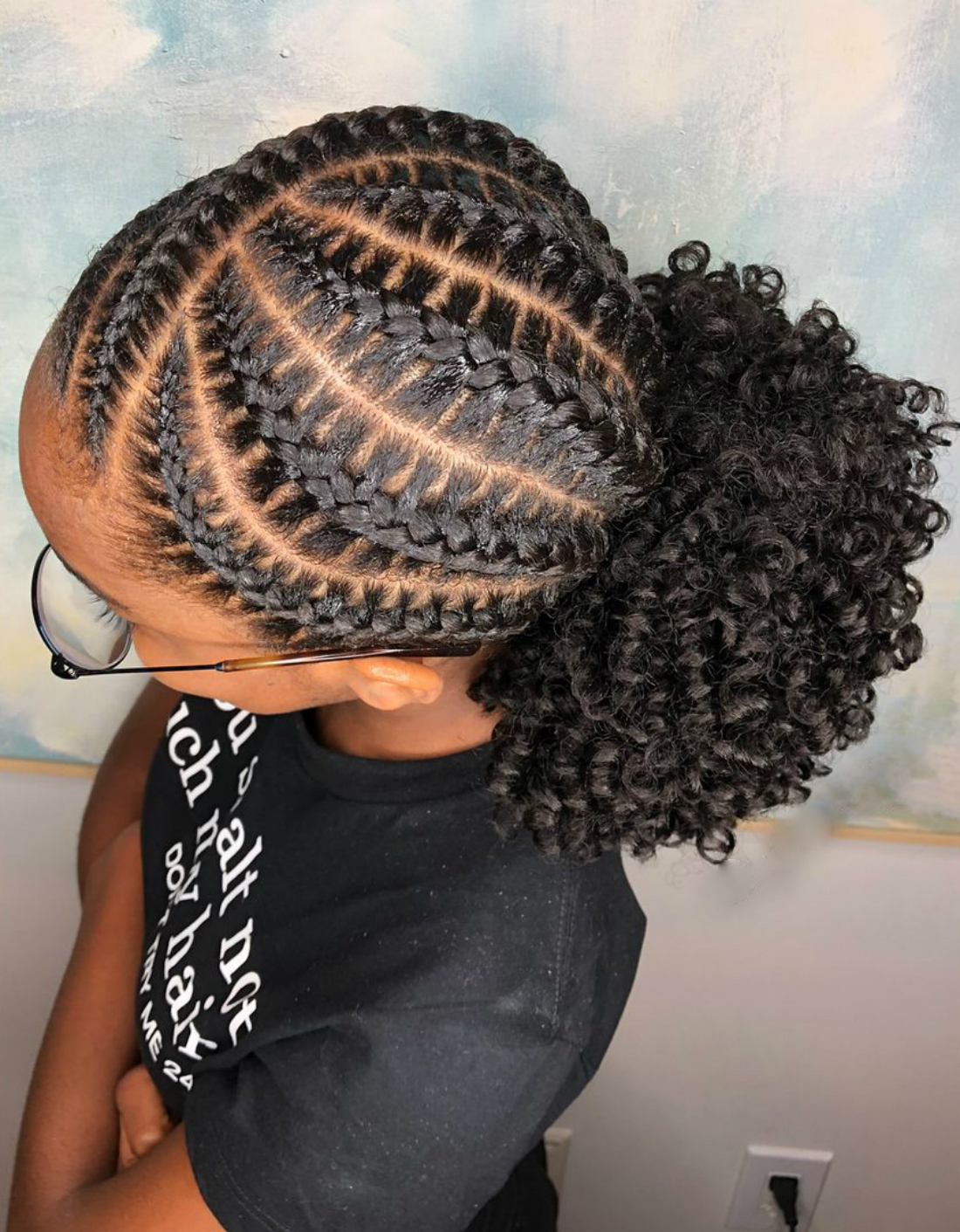 15 Adorable Braided Buns For Little Girls