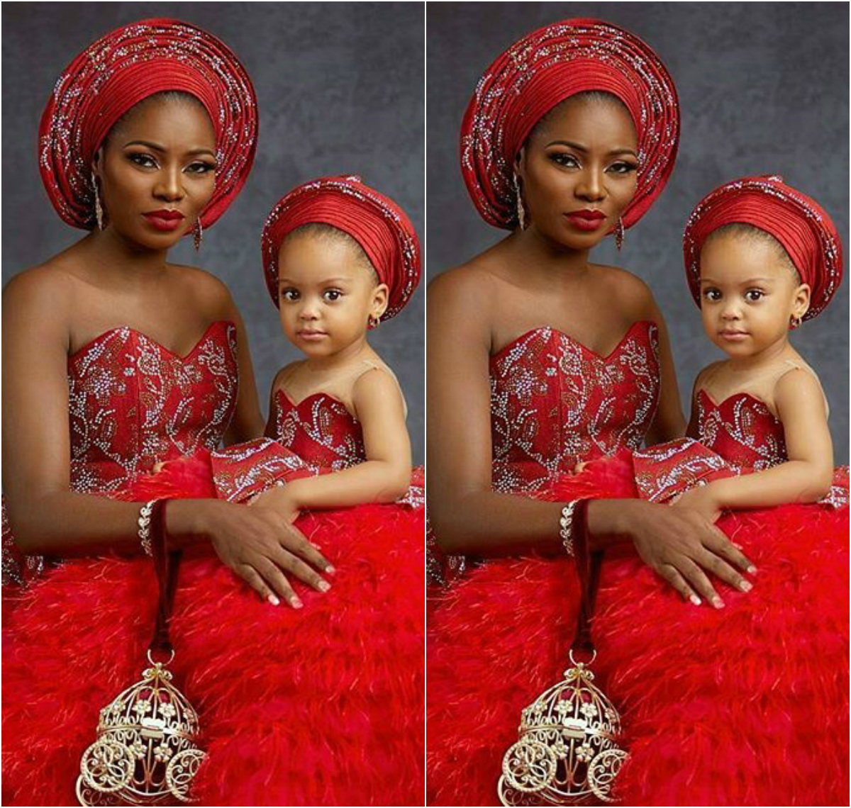 Red Gele Headgear: A Bold Fashion Accessory