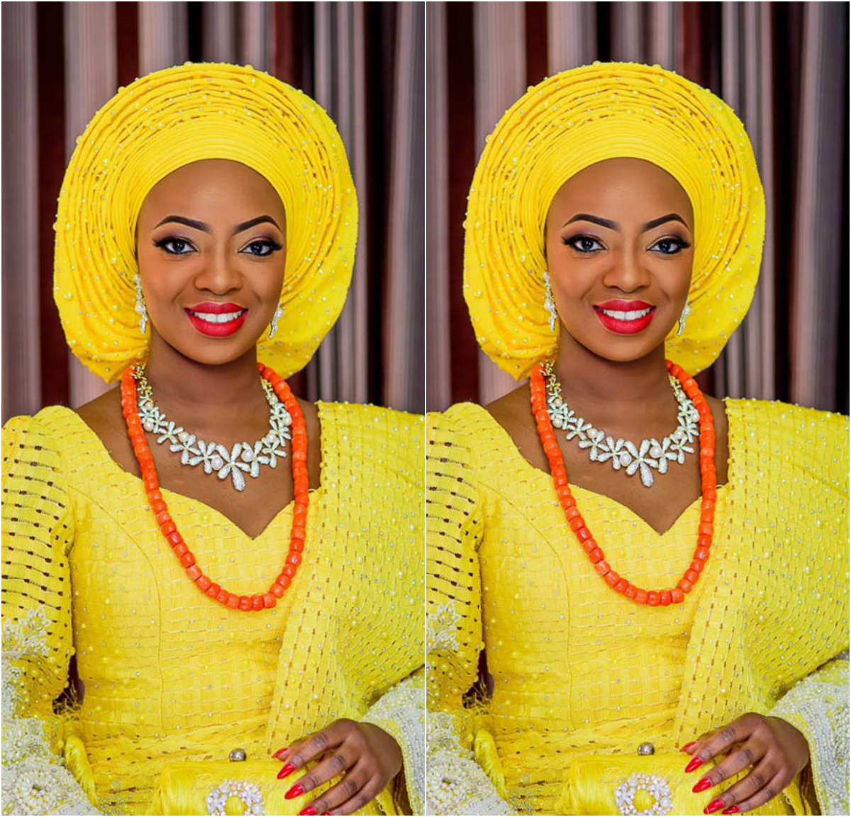 Women Fashion: Ways To Rock Yellow Gele Headgear