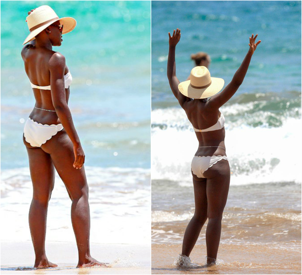 Lupita Nyong’o Shows Off Toned Bikini Body In Hawaii