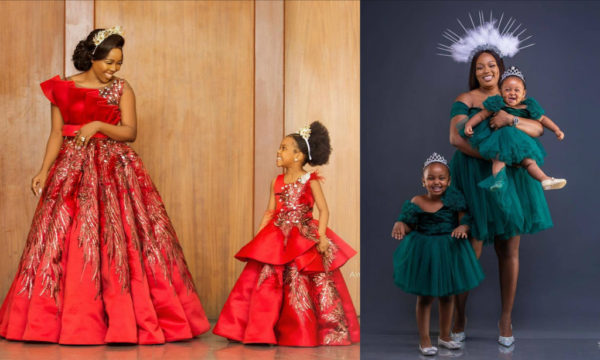 Cutest Asoebi Styles For Mummy And Daughter