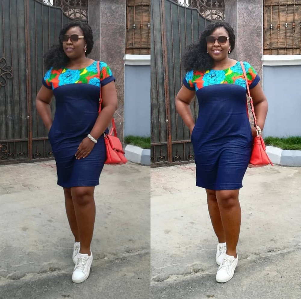 Jeans And Ankara Combination Styles For Women