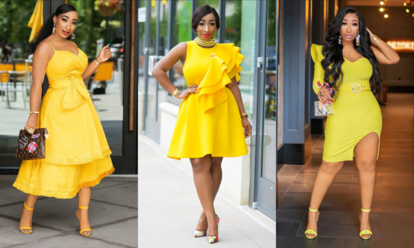 Elegant Yellow Dress: 9 Looks To Rock Like Chicamastyle