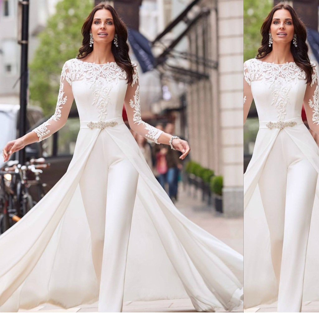 Jumpsuit Wedding Gowns For Modern Brides