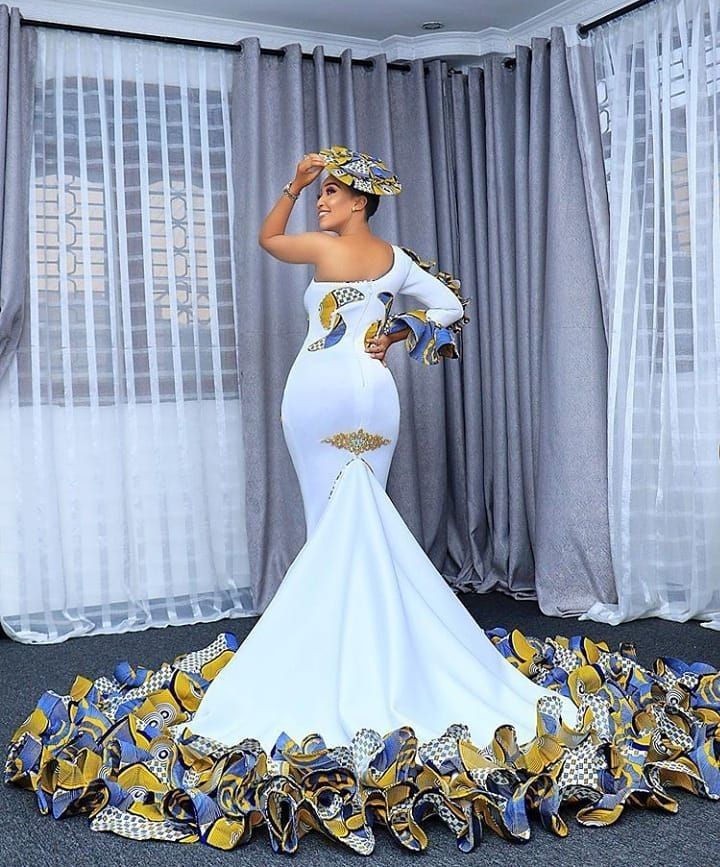 The Most Beautiful Ankara Prom & Wedding Dresses In The World 2017