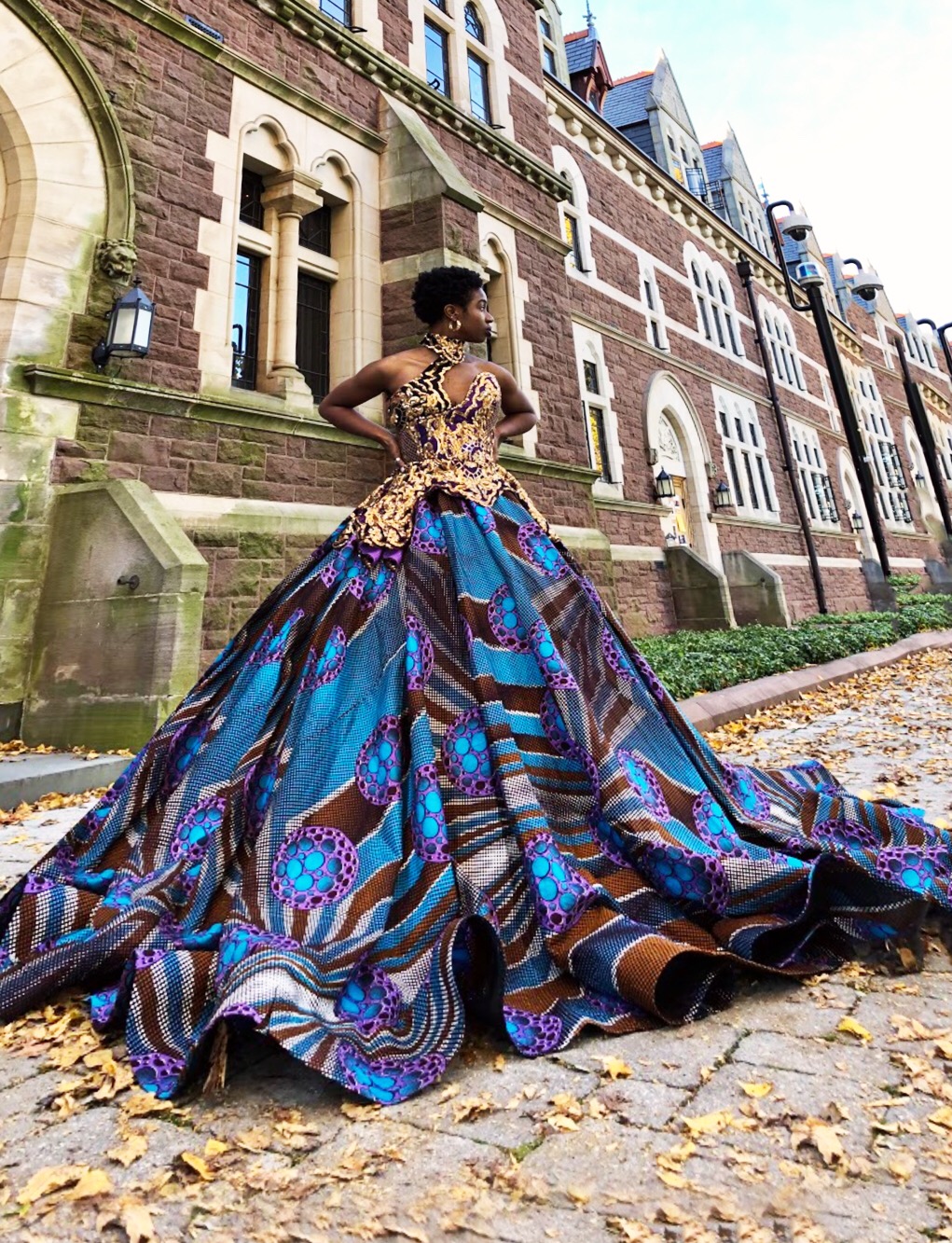 Stunning Ankara Styles for Prom: Get Ready to Slay the Night Away! ankara ball gown