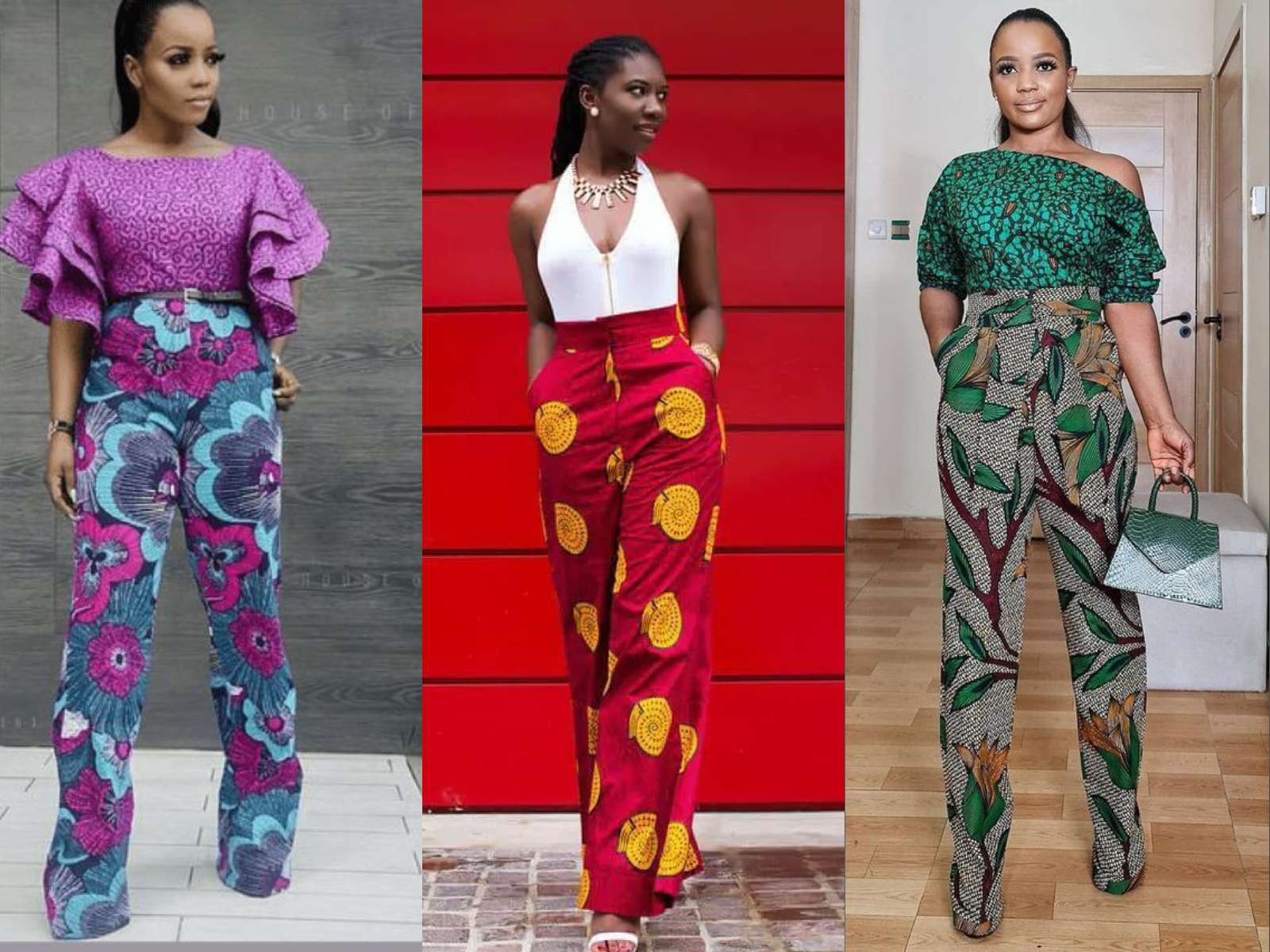 45 Ways African Women Are Rocking Ankara Palazzo Trousers With Tops   African fashion women clothing, African clothing styles, African fashion  dresses