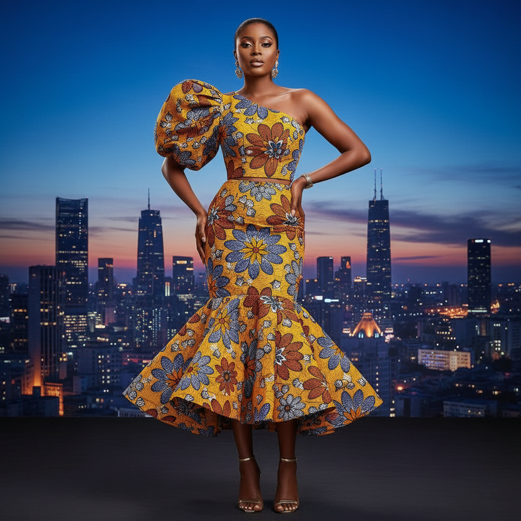Ankara Skirt and Top